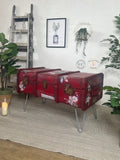Vintage Trunk Suitcase Coffee Table