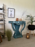 Layered Blue Boho Decorative Hallway Console Table