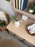 Cottage Farmhouse Style Welsh Dresser Painted in Rustic Neutral Taupe