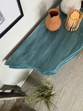 Layered Blue Boho Decorative Hallway Console Table