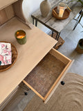 Cottage Farmhouse Style Welsh Dresser Painted in Rustic Neutral Taupe