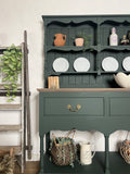 Vintage Welsh Dresser Painted Dark Green
