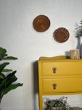 Mustard Yellow 2 Drawer Chest / Small Side Table