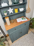 Vintage Dutch Kitchen Dresser Painted in Dark Grey